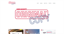Desktop Screenshot of originalcopy.com.au